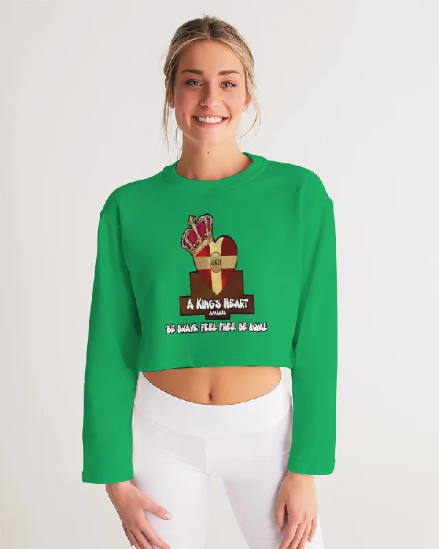 AKH Green Women's Cropped Sweatshirt