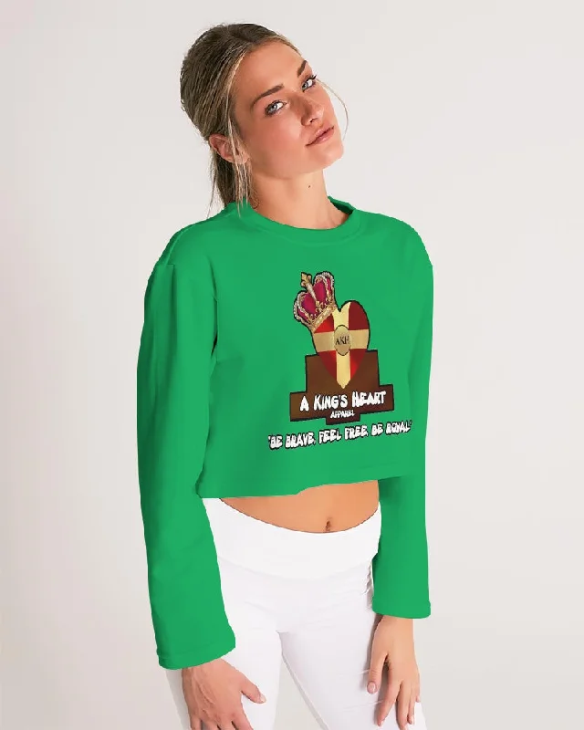 AKH Green Women's Cropped Sweatshirt