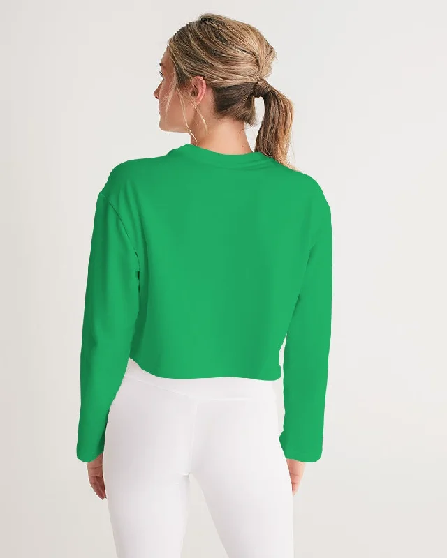 AKH Green Women's Cropped Sweatshirt