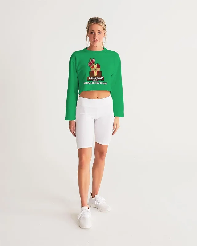 AKH Green Women's Cropped Sweatshirt