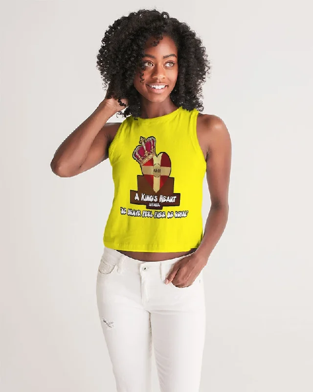 AKH Yellow Women's Cropped Tank