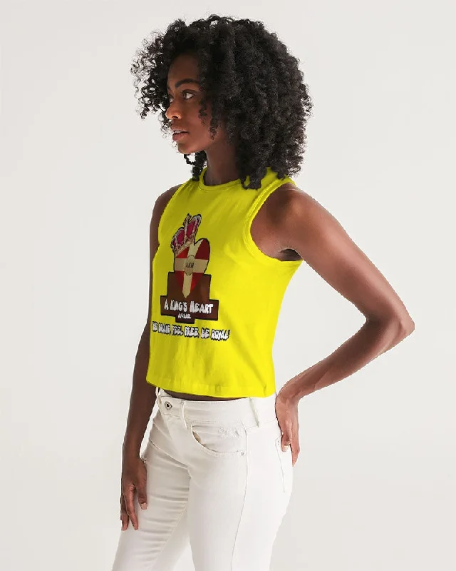 AKH Yellow Women's Cropped Tank