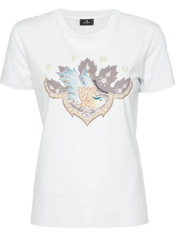 graphic-print cotton T-shirt