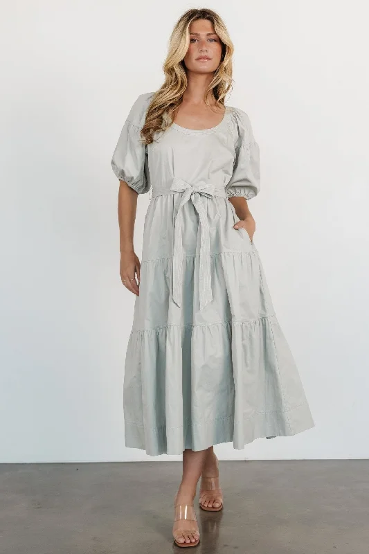 Dorothy Poplin Maxi Dress | Sage