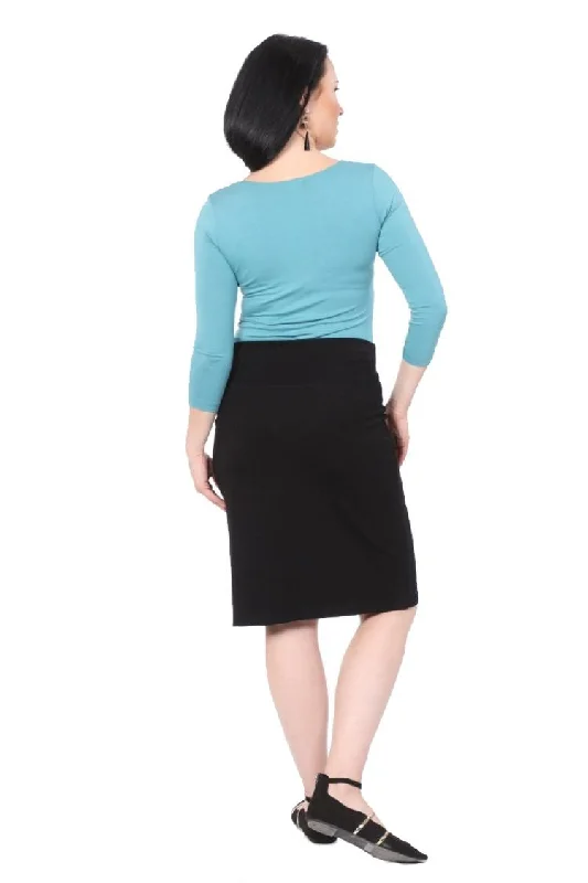 Basic Cotton Pencil Skirt Style 1434