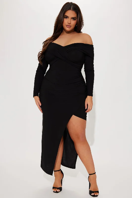 Yazmine Maxi Dress - Black