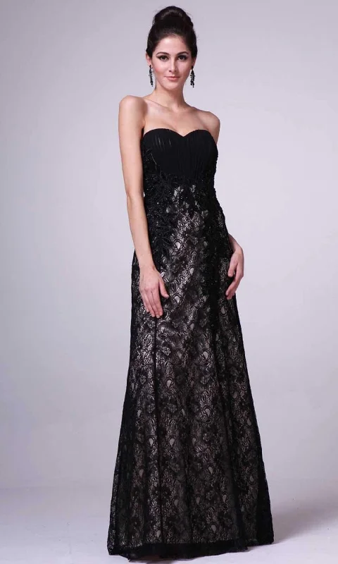 Cinderella Divine - 21500 Embellished Sweetheart Long Gown