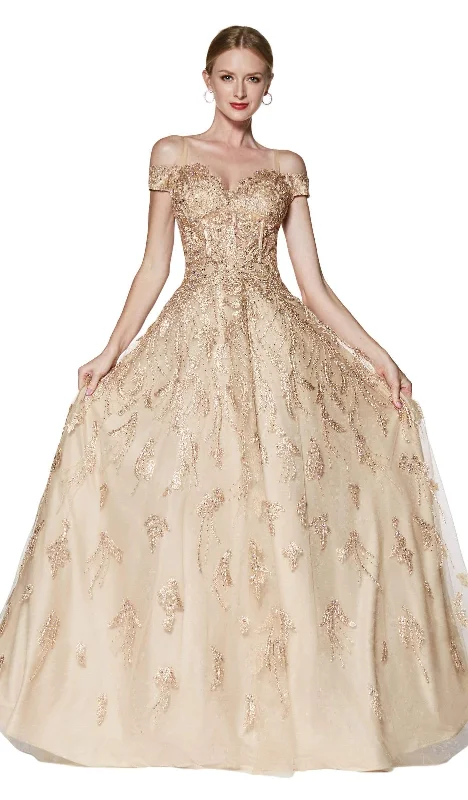 Cinderella Divine - KV1034 Beaded Lace Corset Ballgown