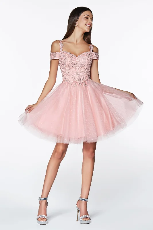 Cinderella Divine's Enchanting Lace Cocktail Dress: A Romantic Vision for Special Occasions