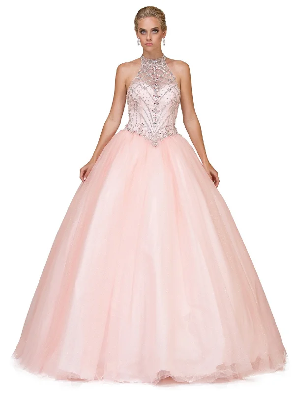 Dancing Queen - Dazzling Halter Ballgown 1197