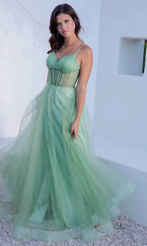 Eureka Fashion 9199 - Sweetheart Neck A-Line Dress