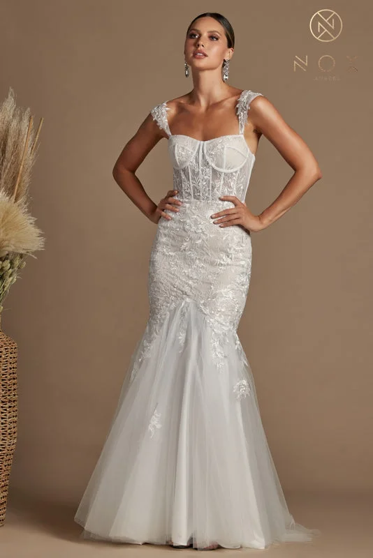 Nox Anabel Bridal: Enchanting Mermaid Gown for Timeless Elegance (JS924)