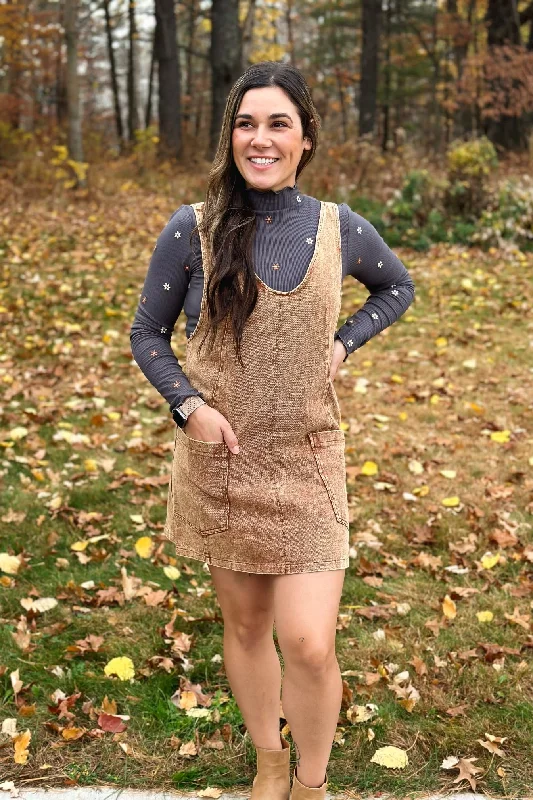 Overall Rust Dress