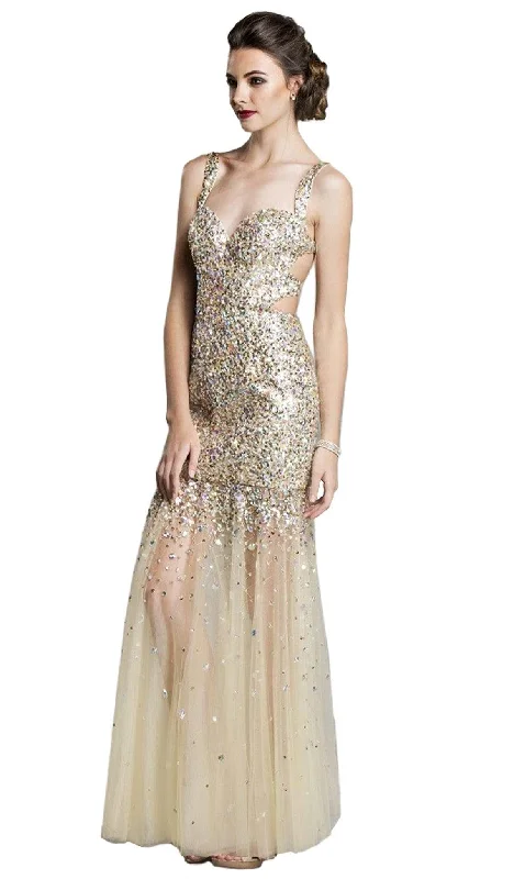 Aspeed Design - Jewel Embellished Cutout Back Evening Dress Tunics Trousers formal