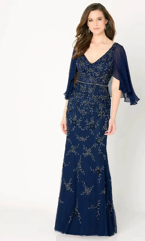 Cameron Blake CB783 - Cape Sheath Evening Dress Tunics Chic fashionable