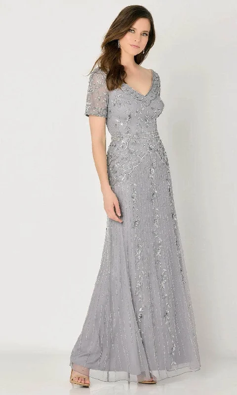 Cameron Blake CB793 - Short Sleeve Embellished Evening Dress Tunics Running lightweight