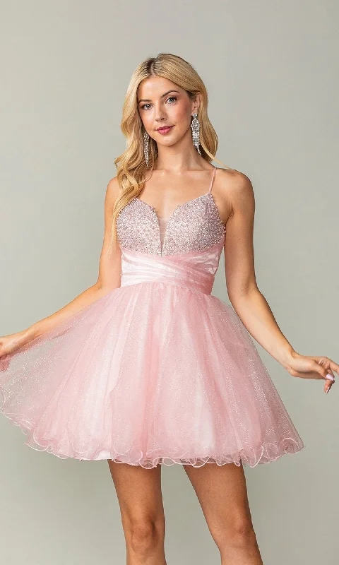Dancing Queen Short Party Dress 3385 A-Line Day Work