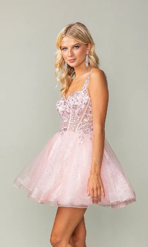 Dancing Queen Short Party Dress 3390 Tunics Floral girly