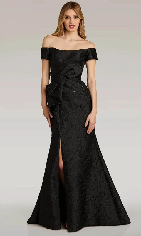 Gia Franco 12301 - Bow Detailed Evening Dress Tunics Winter warm