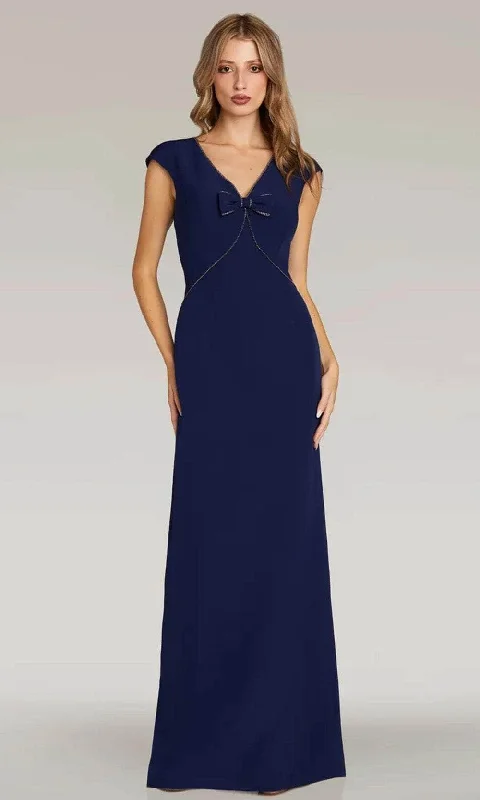Gia Franco 12307 - Bow Detailed Evening Dress Tunics Fall fleece