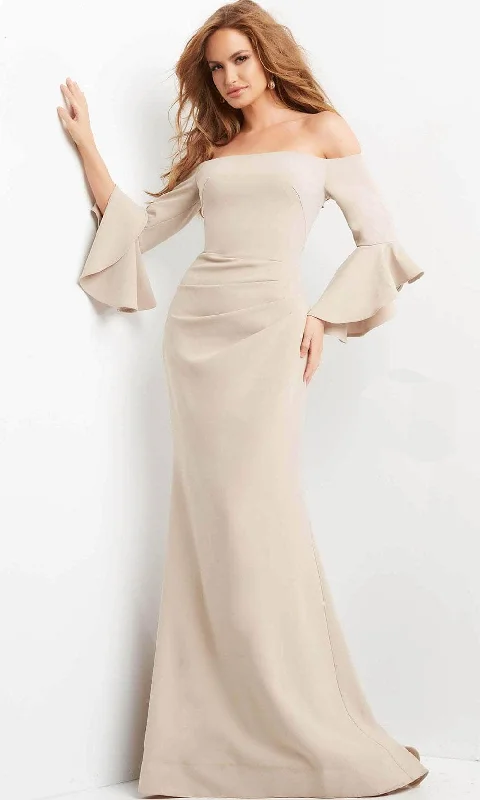 Jovani - Bell Sleeve Mermaid Evening Dress 07065SC Tunics Stylish elegant