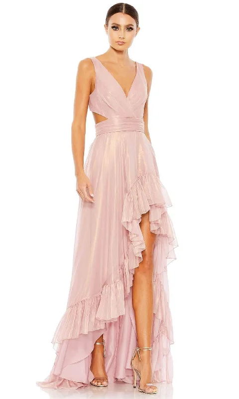 Ieena Duggal 49526 - Ruffled High Low Evening Dress Tunics Top rated