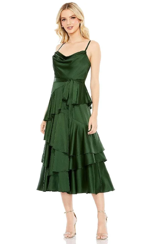 Ieena Duggal 68300 - Tea-Length Evening Dress Tunics Lace romantic