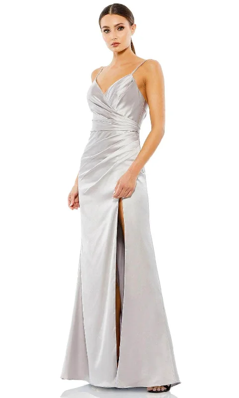 Ieena Duggal A26585 - Faux Bodice Sleeveless Evening Dress A-Line Day Work