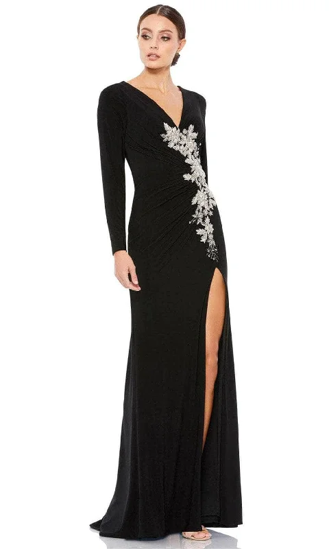 Mac Duggal 12453 - Beaded Applique Evening Dress Tunics Stylish modern