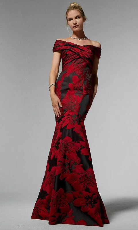 MGNY By Mori Lee 72924 - Off Shoulder Brocade Evening Dress Tunics Occasion special