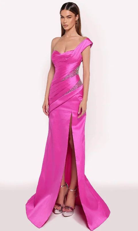 Tarik Ediz 98768 - Pleated Sheath Evening Dress Tunics Lace romantic